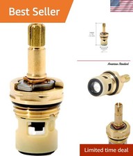 Durable Ceramic Faucet Cartridge for 2-Handle Kitchens and Baths Easy Install