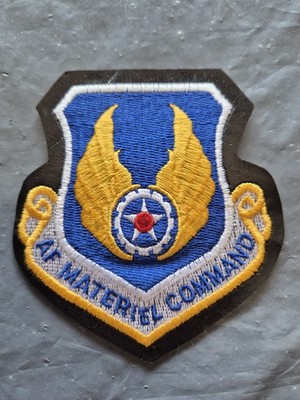 US Air Force Material Command Patch US Air Force auf Leder