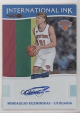 2016 Panini Aficionado Artist's Proof Bronze 2/49 Mindaugas Kuzminskas Auto 05zi
