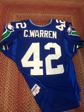 Vintage Seattle Seahawks Chris Warren Wilson Pro Line NFL Game Jersey