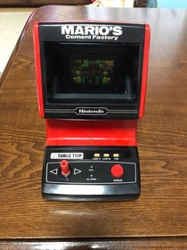 Nintendo Game & Watch Table Top Mario's Cement Factory Tested Vintage
