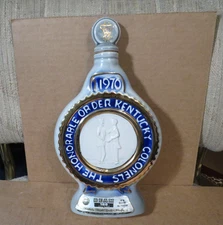 Vintage 1970 Jim Beam Decanter The Honorable Order Kentucky Colonels Exl Cond