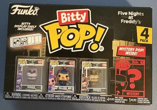 Funko Five Nights at Freddy's Mystery Minis Funtime Mini Figure 4 Pack Sealed