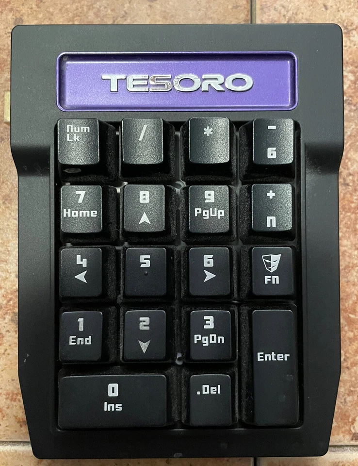 TESORO Gaming Numeric Mechanical TenKey Keypad TIZONA TS-G2NFL-P Black - Image 2 of 4