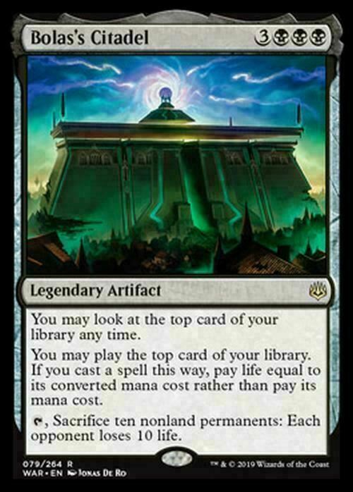 mtg bolas cards Bolas's Citadel ~ War of the Spark [ NM ] [ Magic ] that player discards his or her hand. ABUGames - Magic The Gathering