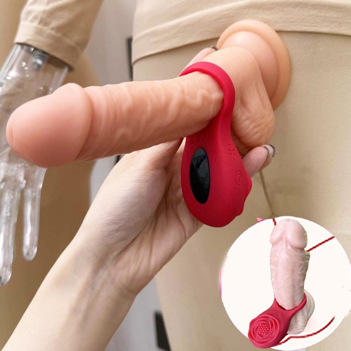 Men Penis Sleeve Ring Vibrator G-spot Clit Stimulator For Women Couples BDSM - Picture 2 of 24