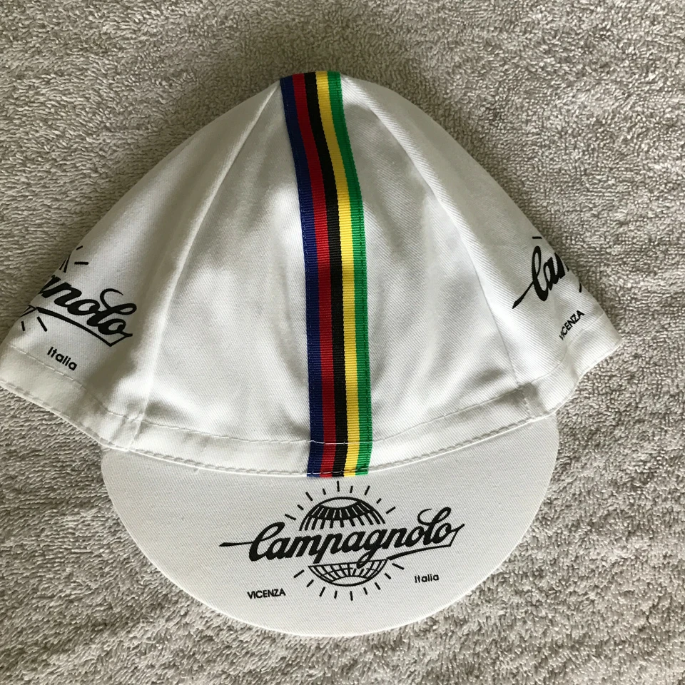 Campagnolo Classic Cycling Cap - Bike Hat - White, Black, Yellow or All Three - image 2 of 4