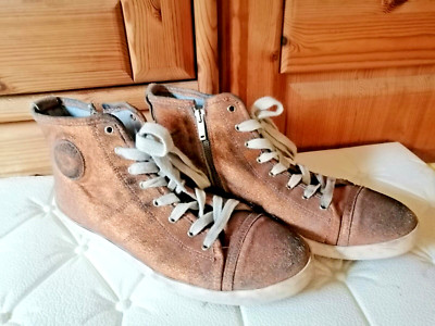 KOAH Sneakers Sportschuhe Schnürschuhe Wanderschuhe Laufschuhe Beige/Gold  gr.41