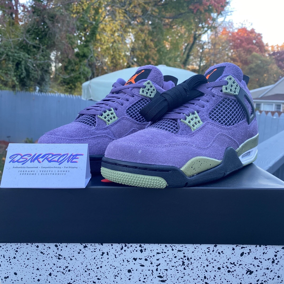 Air Jordan 4 Retro Canyon Purple (W) Size 10.5W/ 9M (DS/ Brand New) SHIPS  FAST