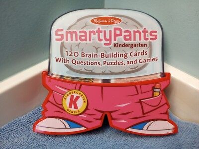 Melissa & Doug Smarty Pants Kindergarten 120 Brain Building Cards  5071  EUC