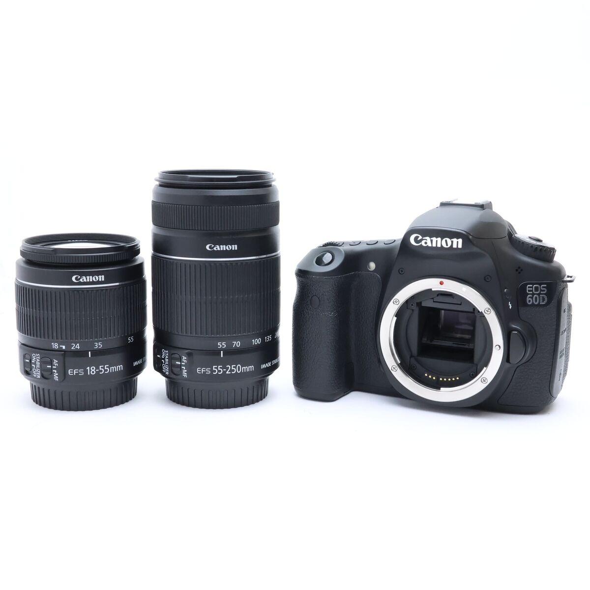 Canon EOS 60D EF-S18-55 IS+EF-S55-250 IS Kit #60 | eBay Canon EOS 60D EF-S18-55 IS+EF-S55-250 IS Kit #60 | eBay