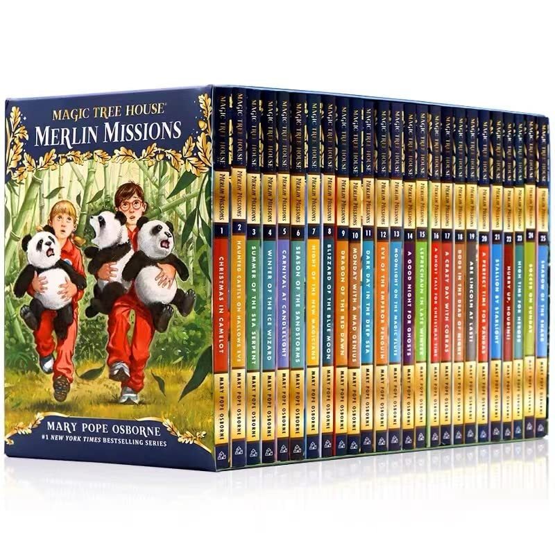 トーンMagic tree house1 、2 (32冊+27冊) Magic Tree House Complete collection Merlin Missions 1-27 by