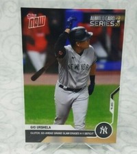 2020 TOPPS NOW #343 GIO URSHELA NEW YORK YANKEES GO AHEAD GRAND SLAM