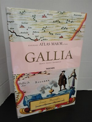 Atlas Maior Gallia France by Joan Blaeu (2006, Hardcover) Brand New SEALED