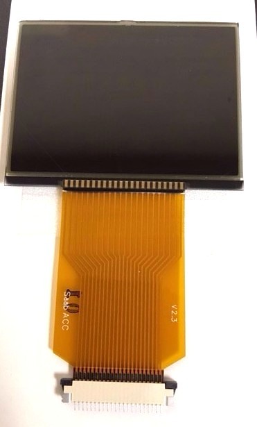 SAAB 93 9-3 LCD CLIMATE TEMP CONTROL NEW DESIGN 99 00 01 02 03