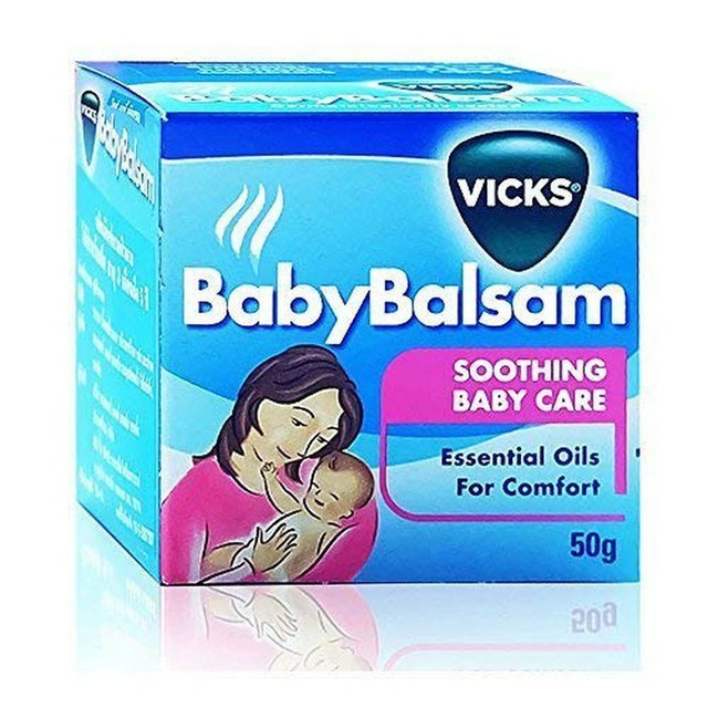 Vicks Vaporub Baby Balsam Soothing Baby Care Essential Oil For Comfort