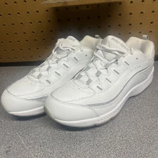EASY SPIRIT Women's White Leather Walk Run SEROMY-KO Shoes Size 9m 