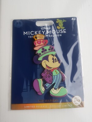 Disney Mickey Mouse The Main Attraction Mad Tea Party Pin 3/12 NEU 