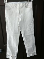 Tommy Hilfiger Stretch Beige Pants Cuffs 2 Hip Pockets Women's Size 10