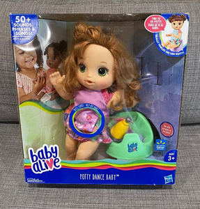 baby alive potty dance doll red hair