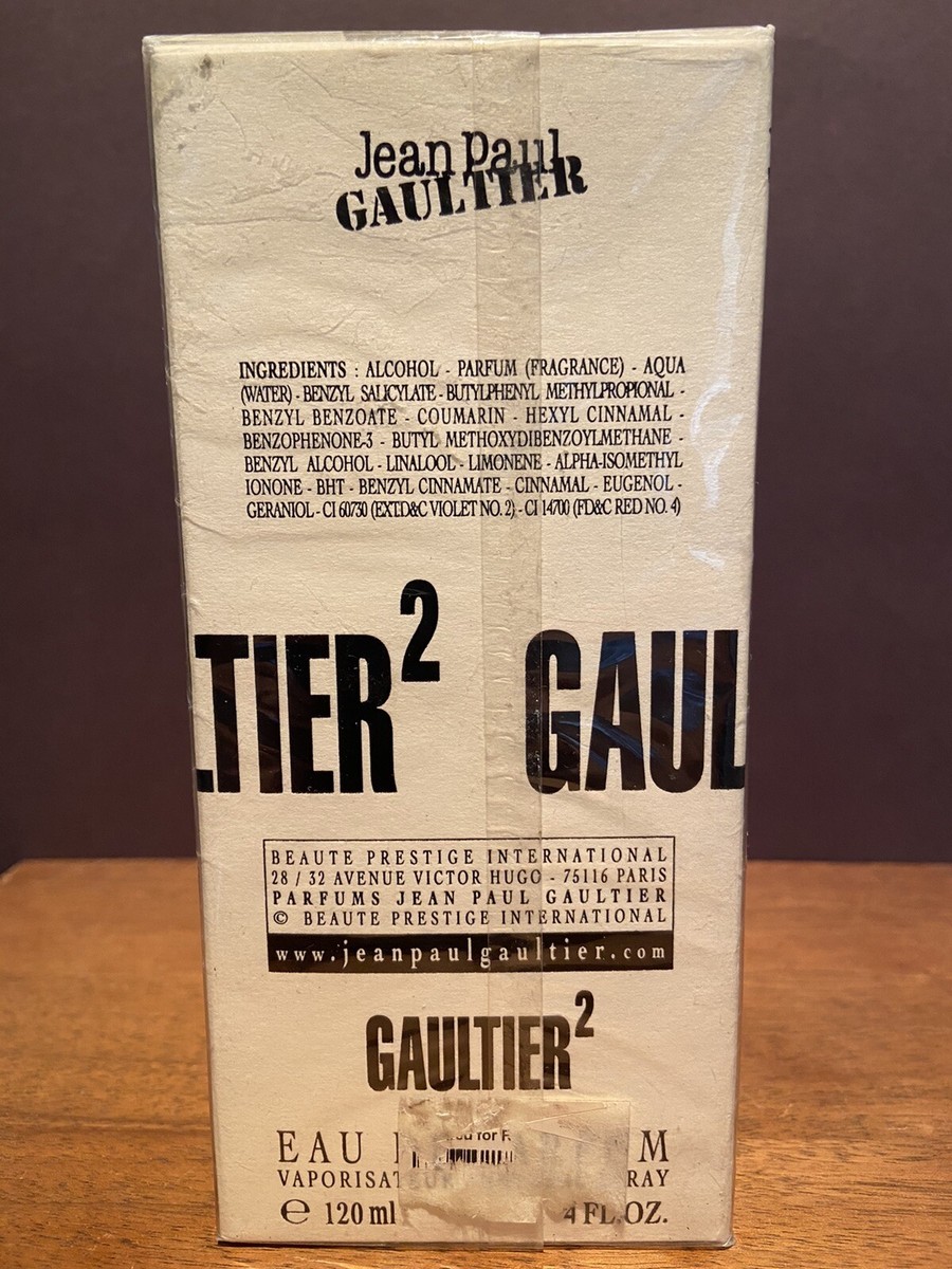 GAULTIER by JEAN PAUL GAULTIER oz 120 ml EDP Spray Unisex NIB Sealed  RARE