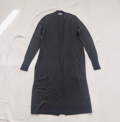 Jaeger NEW Coatigan longline cardigan Charcoal grey Edge to