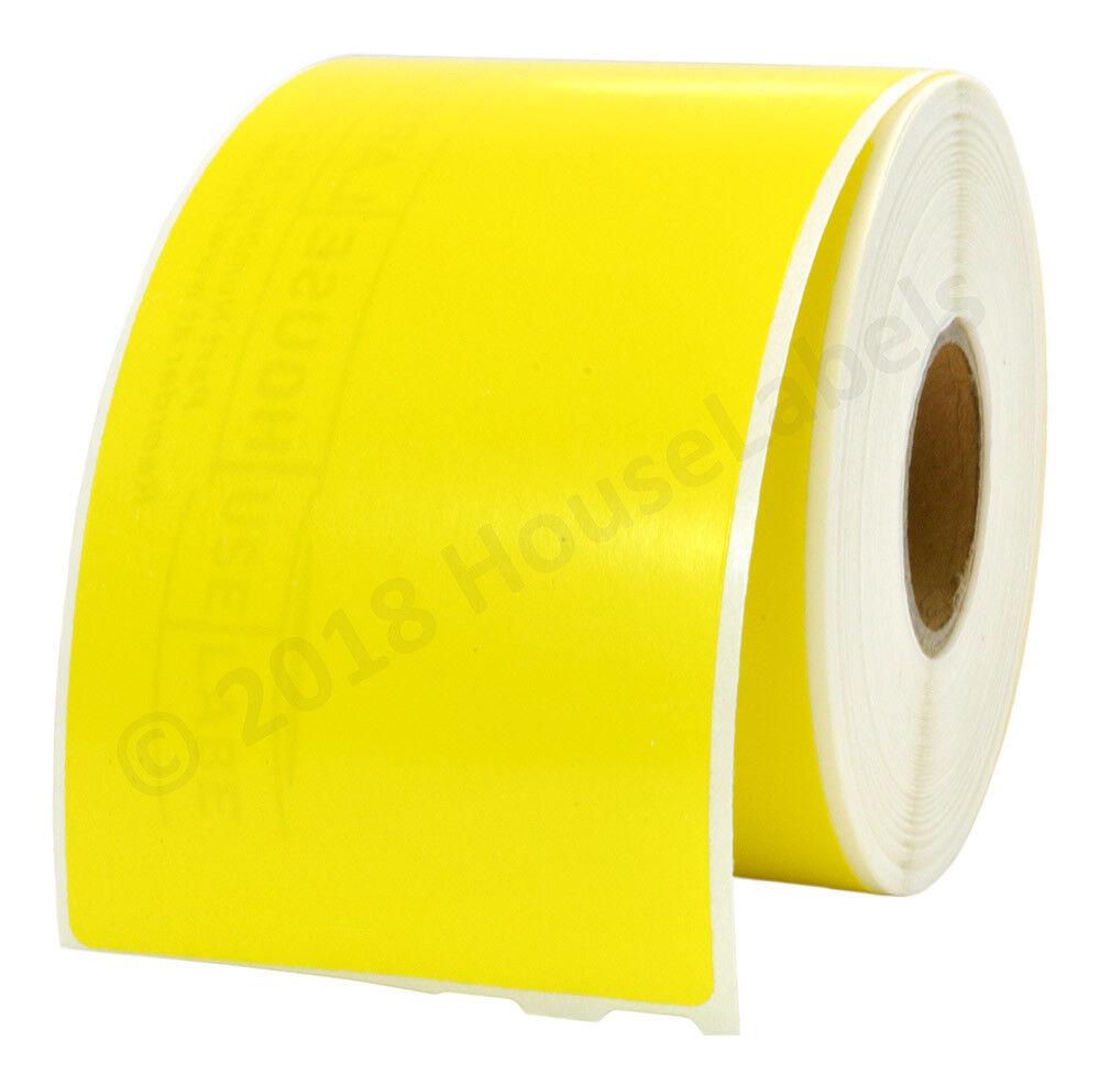 DYMO LW 30323 YELLOW Direct Thermal COLOR Labels - (15) Rolls - 2-1/8