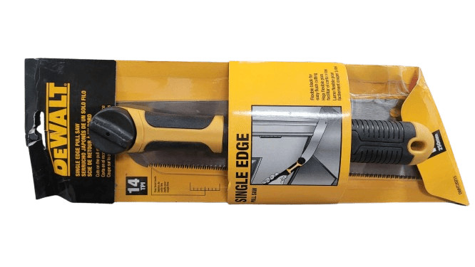 DeWALT 10 in. Flush Cut Single Edge Pull Saw
