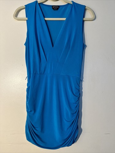 Bebe Teal V Neck Teal Top Size Small