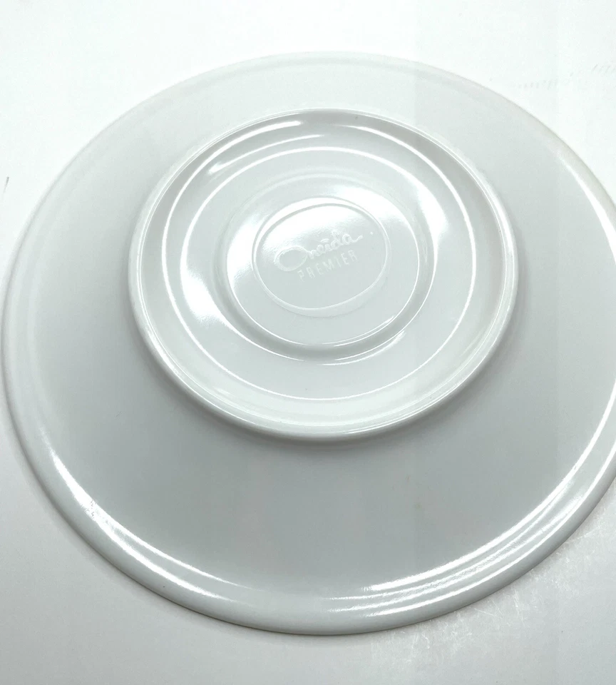 Lote de 2 Platos de Repuesto Florales Platillo de Melamina Oneida Premier De Colección Foto 2 de 4