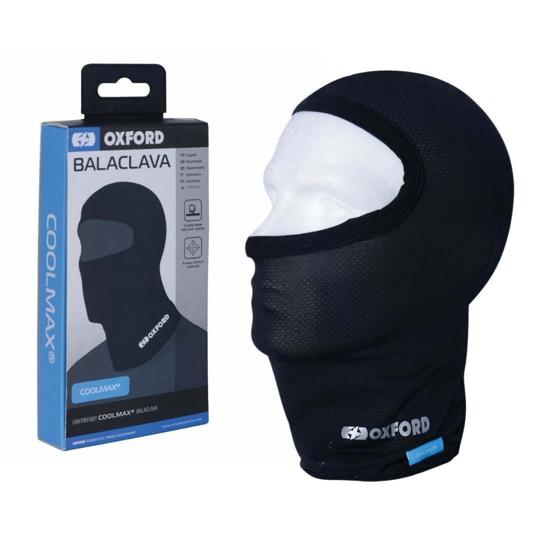 Oxford Coolmax Pasamontañas Moto Motocicleta Mascarilla Facial Gorro Cuello Tubo CA015