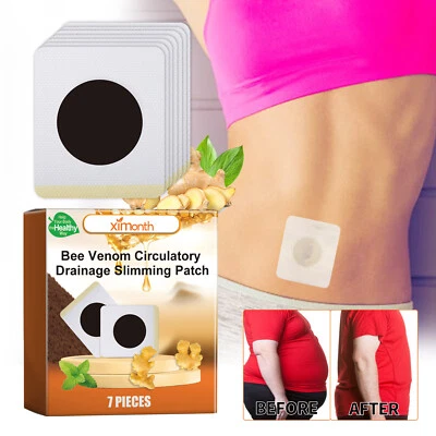 MARKENLOS 7Pc Slimming Patch Abnehmen Patch Detox Ingwer Beifuß Minze Schlankheitspflaster