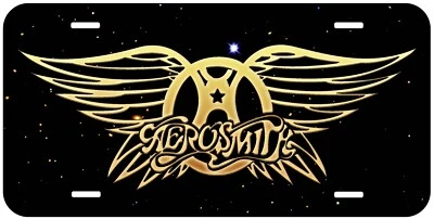 Aerosmith TX Sky Aluminum Novelty Auto License Plate - Image 1 of 2