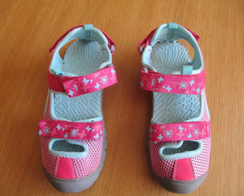 Pink Blue Regatta Adventure Tech Closed Toe Walking Sandals UK4 EU37 Adjustable