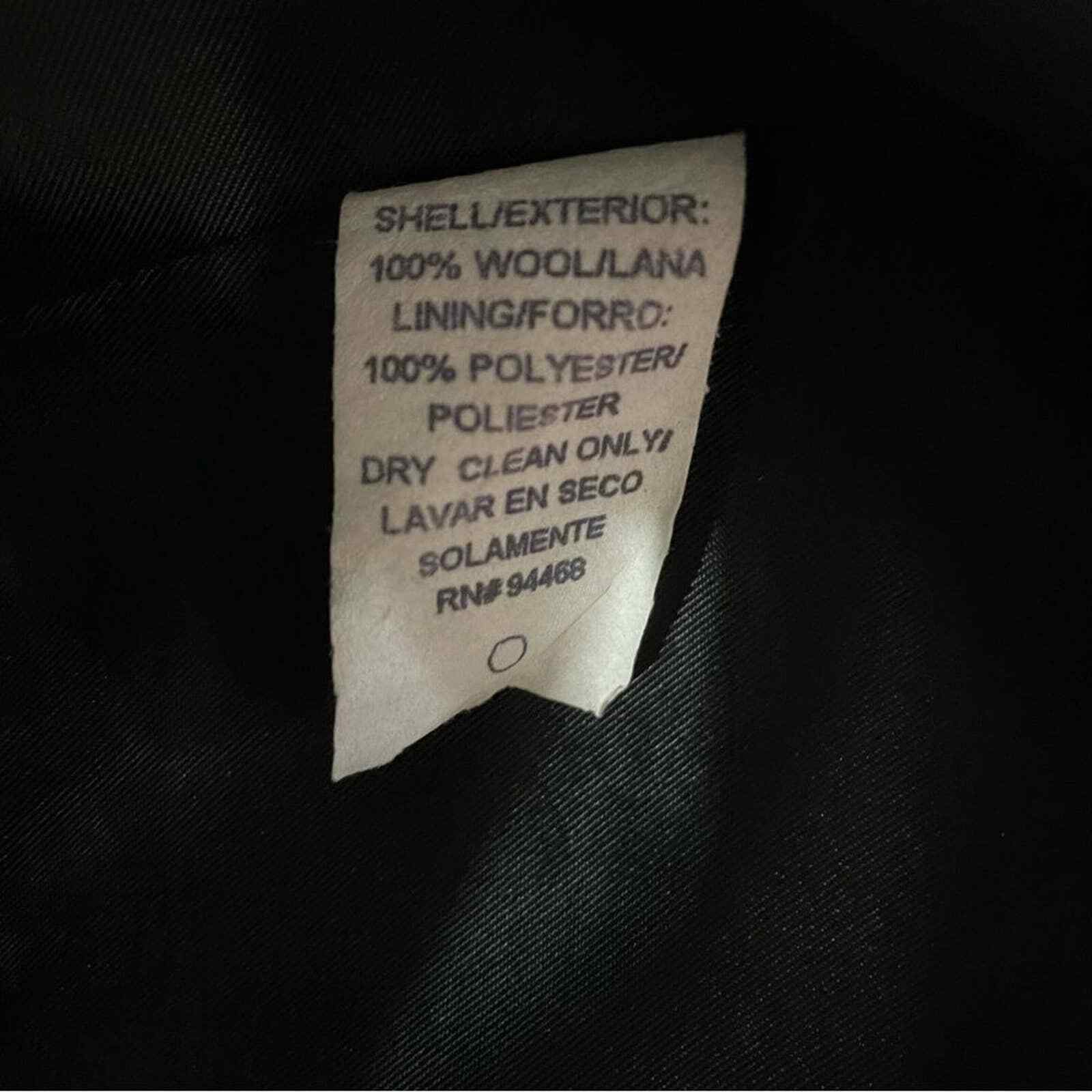 Vintage Donny Brook 100percent Wool Long Trench Coat image 7