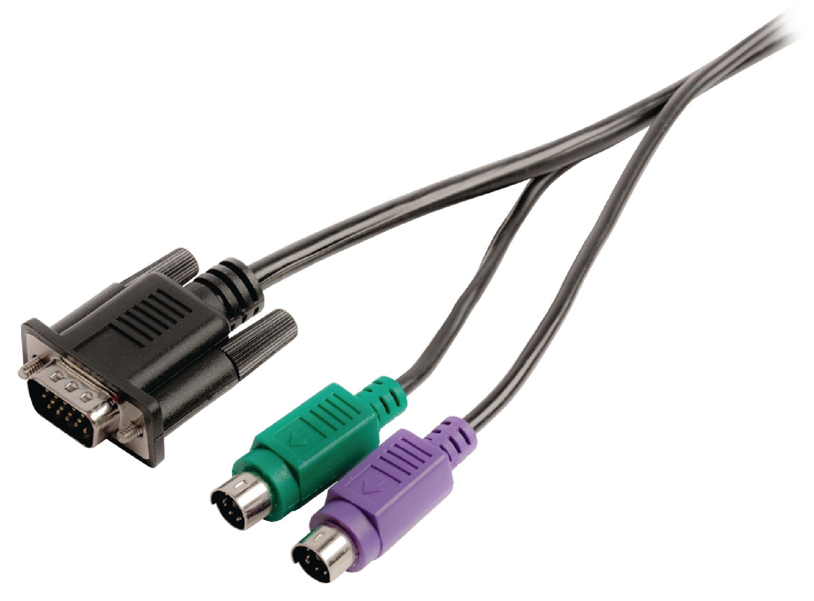 Valueline VGA-Kabel VGA male + 2x PS2 male VGA male + 2x PS/2 male 2 ...