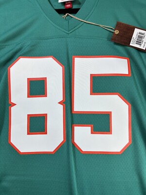 Miami Dolphins Mark Duper #85 Mitchell & Ness Men's Aqua 1984 NFL