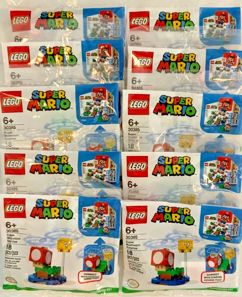 LEGO Super Mario 30385 Super Mushroom Surprise set of 10 Polybags