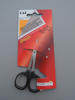 KAI N5100 SE Microverzahnt Professionelle 4'' Feine Stickschere 10cm Scissor