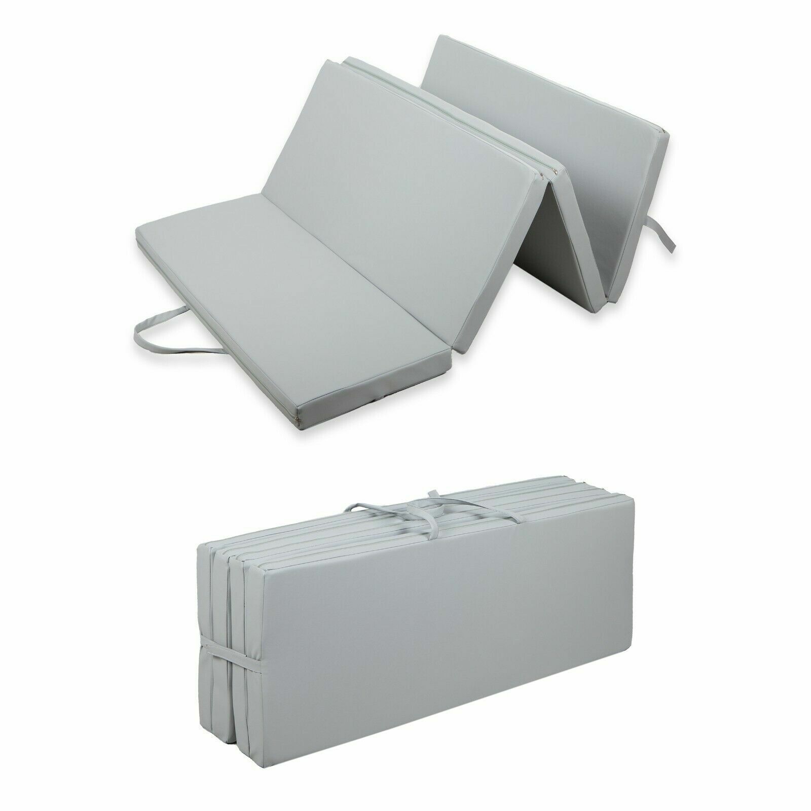 Estera de Ejercicio Acolchada Esterilla Plegable Yoga Gimnasia Fitness 4EKO MAT