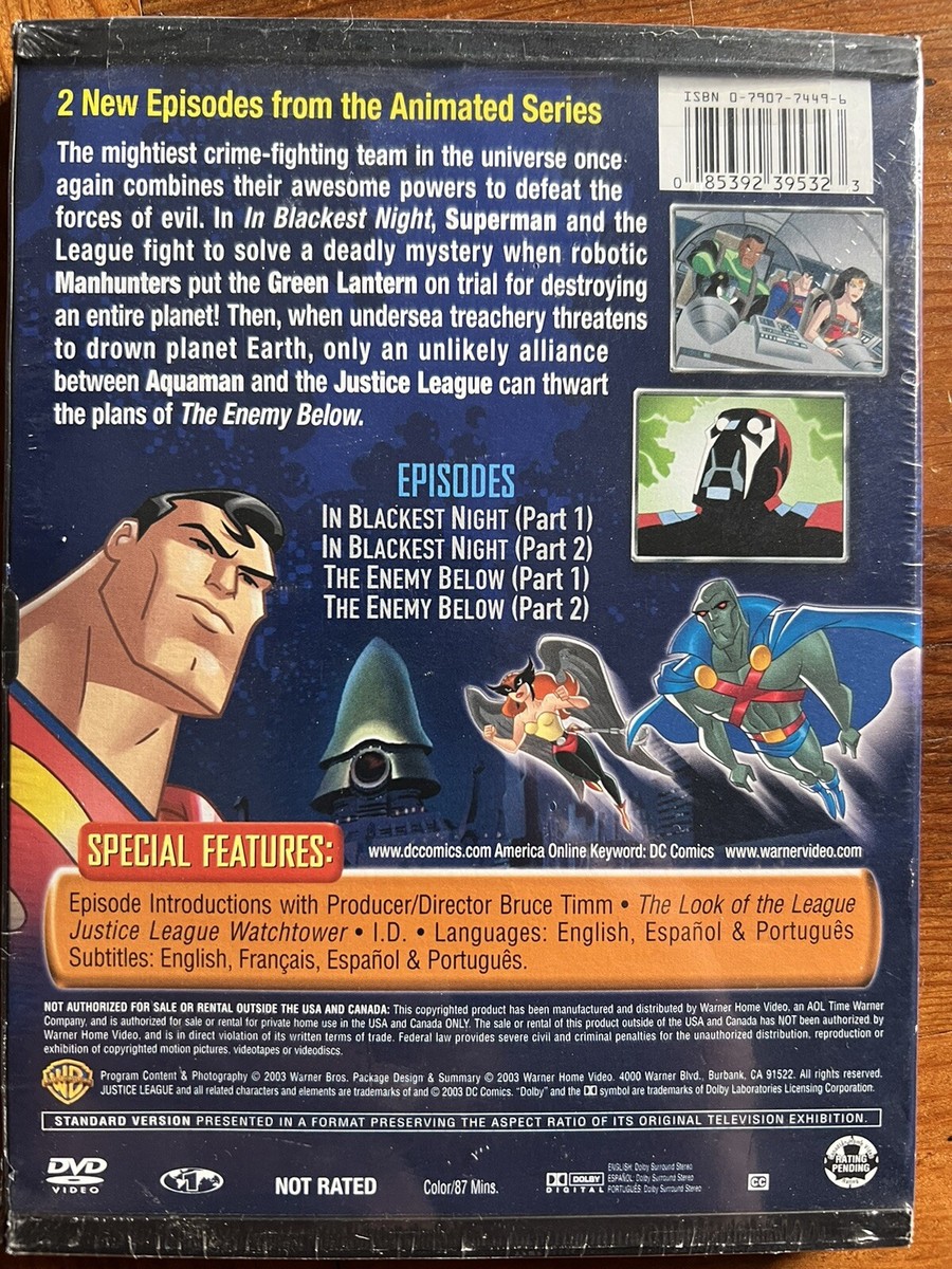 Justice League: Justice on Trial (DVD, 2001) 85392395323