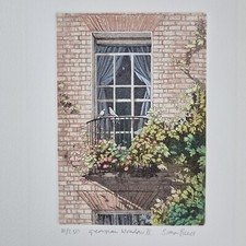 Simon Bull Signed Colour Limited Edition Print "Georgian Window II" 111/250