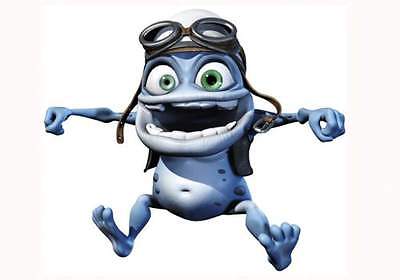 Crazy Frog Annoying Thing decal adhesive transparent sticker for bike,  scooter