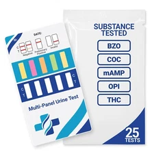 NEW Mintegrity Drug Test 5-Panel Dip Card Urine Home Kit 25-Pack #MI-WDOA-654