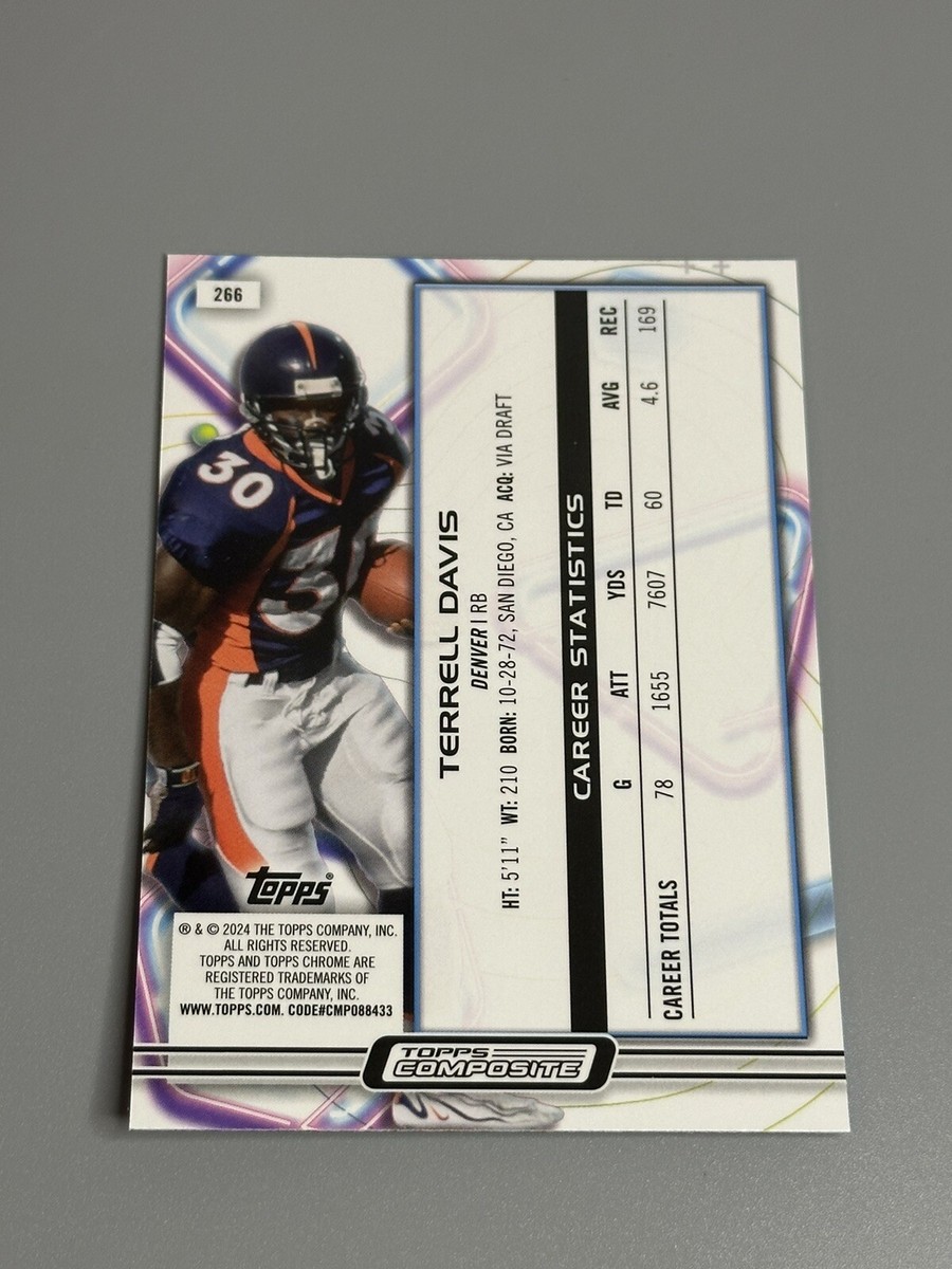 Terrell Davis 2023 Topps Composite Football Nucleus Refractor #266