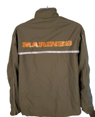 USMC Marine Corps Jacket & Pants Set of 2 SND Running Warm Up Military Sz. M - Picture 4 of 15