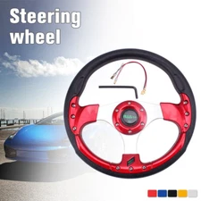 Auto Racing 13INCH 320mm Steering Wheels Drifting Sport Steering Wheel+Horn 
