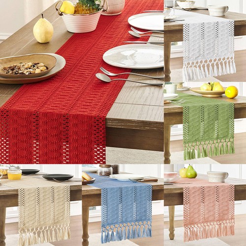 Nappa cotone e lino nappa runner cotone jacquard takecloth tavolo fl ≌