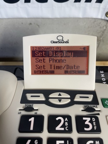 ClearSounds Wzmocniony telefon przewodowy SOS CSC600ERSOS Telefon alarmowy SZYBKA WYSYŁKA USA - Zdjęcie 6 z 22