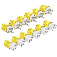 Extension Cord Ends Male and Female Plug, 15 Amp 125 Volt Heavy Duty Replacement